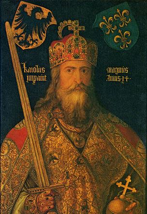 Charlemagne — portrait by Albrecht Dürer, c. 1512