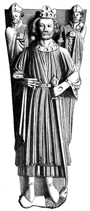 John, King of England — tomb effigy, Worcester Cathedral